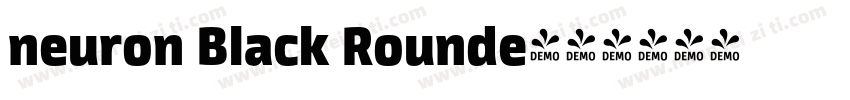 neuron Black Rounde字体转换